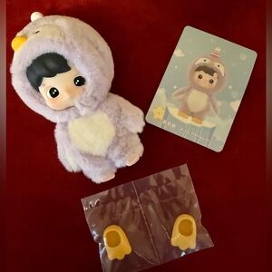 SECRET Kiss Penguin Pop Mart Hacipupu Snuggle With You Plush Figure